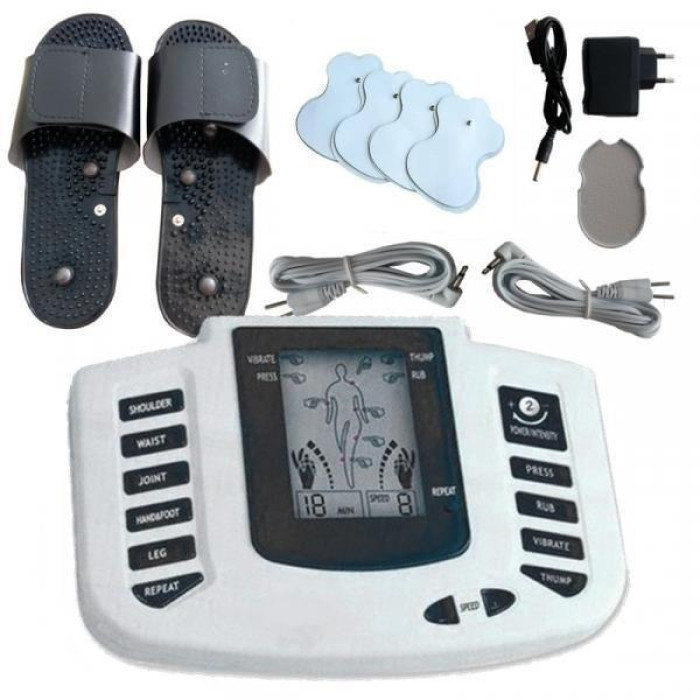 Масажер Digital Therapy Stroke Slimming JR-309 з електронним блоком управління ∙ Масажні тапочки JR-309 міостимуляція стоп і всього тіла