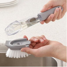 Багатофункціональна щітка Decontamination Wok Brush для миття та чищення з дозатором