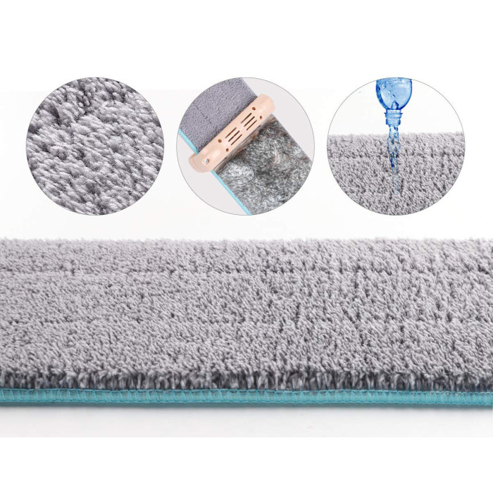 Швабра ледарка з віджимом Spin Mop Cleaner 360 ∙Самовіджимна швабра мікрофібра для швидкого миття підлог