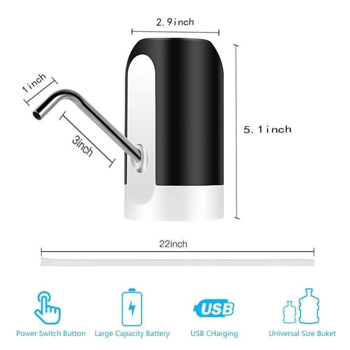 Сенсорна насадка на пляшку CLEANING PUMP Помпа диспенсер для кулера