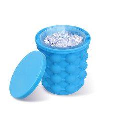 Силіконове відро - форма для льоду льодниця для охолодження напоїв Ice Genie