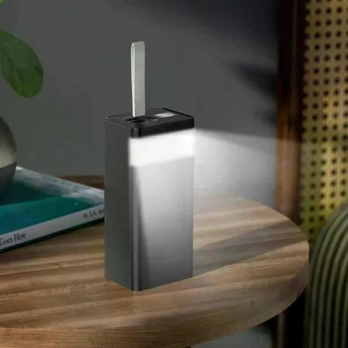 Power Bank Awei J86 80000mAh чорний • Повербанк Awei J86 80000mAh 22.5W зі швидким заряджанням PD/QC, дисплеєм і ліхтариком