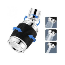 Аератор DT-1222 360° з фільтром • Насадка на кран 360 Faucet Universal Pipe DT-1222 з 3 режимами та поворотним розпилювачем