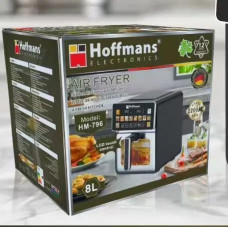 Аерофритюрниця Hoffmans HM-796 8 л • Сенсорний аерогриль-мультипіч 2200 Вт із 12 програмами та оглядовим вікном