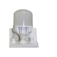Акумуляторна LED-лампа AY-915  50W у патрон • Світлодіодна лампа з аварійним живленням для дому, дачі, гаража та відключень світла