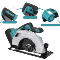 Акумуляторна циркулярна пила Circular Saw X-510 48V з 2 АКБ • Бездротова дискова пила для дерева, фанери, ДСП і домашніх робіт
