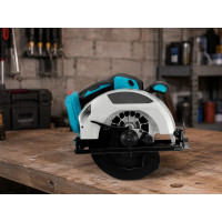 Акумуляторна циркулярна пилка DOMOTEC 7″ 96V • Бездротова дискова пилка DOMOTEC 7″ 96V 800 Вт з диском 185 мм і 2 акумуляторами для дерева