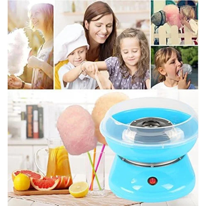 Апарат для цукрової вати MA156BLUE синій • Машина для солодкої вати Cotton Candy Maker MA156BLUE 500 Вт для приготування вдома