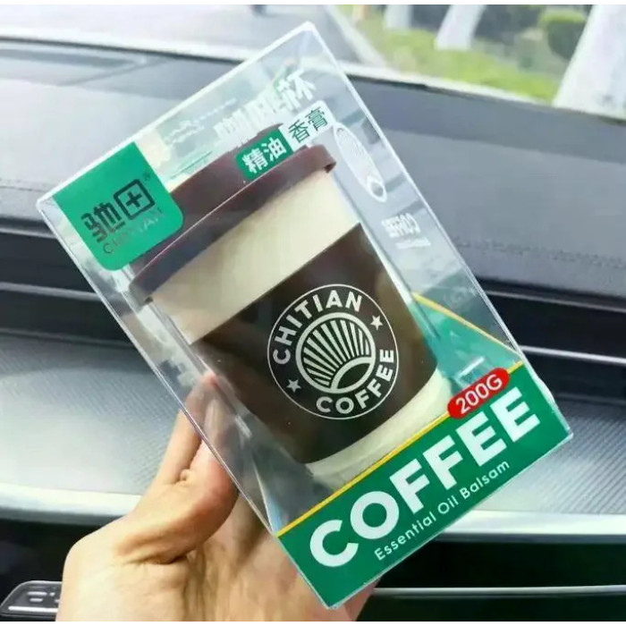 Автомобільний ароматизатор Chitian COFFEE CT-C88 200 г • Освіжувач повітря в машину з кавовим ароматом для салону авто, дому та офісу