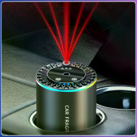 Автомобільний ароматизатор XT015 чорний з RGB-підсвіткою • Аромадифузор «зоряне небо» для авто, дому, офісу та салону машини