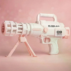 Базука з мильними бульбашками Bazooka Bubble Gun • Дитяча іграшка для запуску бульбашок, вулиці, свят і активних ігор