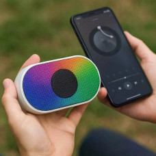 Бездротова Bluetooth колонка SPS L-003 BT портативна з RGB підсвіткою та слотом TF ∙ Міні-колонка блютуз для музики, дому, відпочинку та поїздок