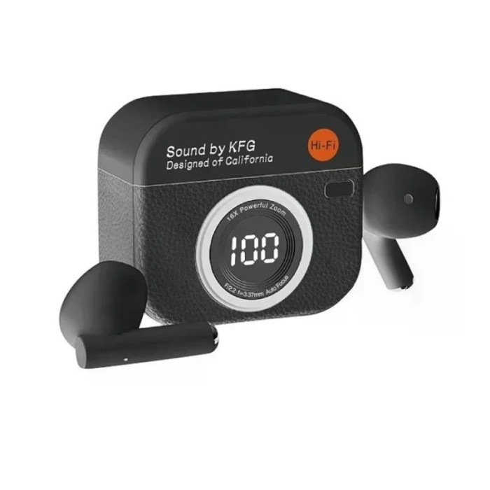 Бездротові навушники Q86 Bluetooth 5.4 • TWS-навушники із зарядним кейсом, LED-дисплеєм, сенсорним керуванням і мікрофоном