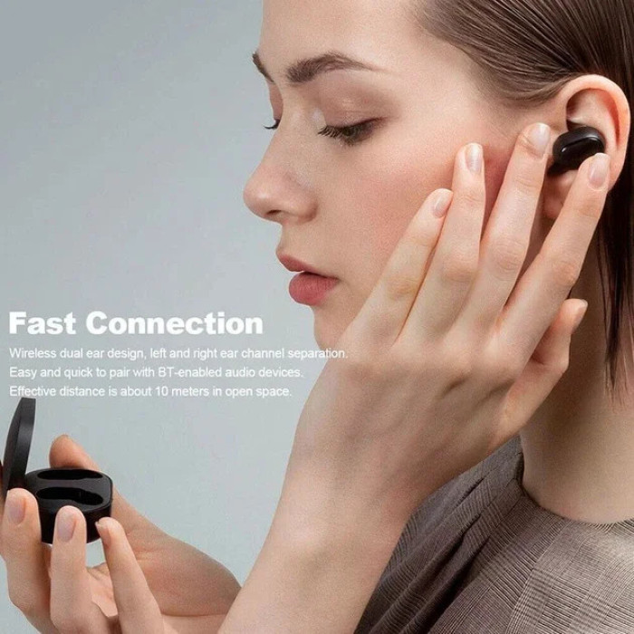Бездротові стерео навушники A6S із зарядним кейсом • TWS Bluetooth навушники для музики, дзвінків і повсякденного використання