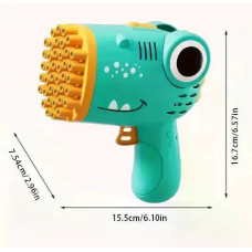 Дитячий автоматичний пістолет-кулемет для мильних бульбашок Bubble Blaster AND 636-73 • Іграшка Bubble Gun для вулиці, свят і активних ігор