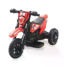 Дитячий електромотоцикл Cool Mountain 26X-130 червоний з LED і музикою • Дитячий електричний мотоцикл Cool Mountain 26X-130 з пультом, USB та акумулятором червоний