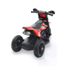 Дитячий електромотоцикл Cool Mountain 26X-130 червоний з LED і музикою • Дитячий електричний мотоцикл Cool Mountain 26X-130 з пультом, USB та акумулятором червоний