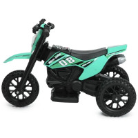 Дитячий електромотоцикл Cool Mountain 26X-130 зелений з LED і музикою • Дитячий електричний мотоцикл Cool Mountain 26X-130 з пультом, USB та акумулятором зелений