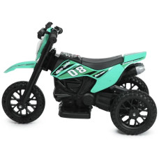 Дитячий електромотоцикл Cool Mountain 26X-130 зелений з LED і музикою • Дитячий електричний мотоцикл Cool Mountain 26X-130 з пультом, USB та акумулятором зелений