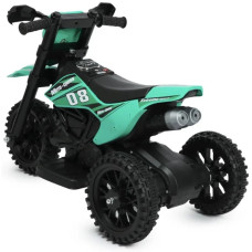 Дитячий електромотоцикл Cool Mountain 26X-130 зелений з LED і музикою • Дитячий електричний мотоцикл Cool Mountain 26X-130 з пультом, USB та акумулятором зелений
