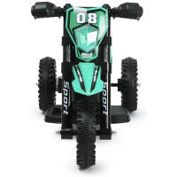 Дитячий електромотоцикл Cool Mountain 26X-130 зелений з LED і музикою • Дитячий електричний мотоцикл Cool Mountain 26X-130 з пультом, USB та акумулятором зелений