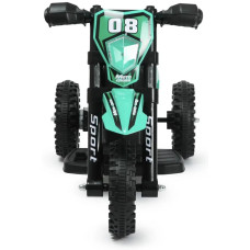 Дитячий електромотоцикл Cool Mountain 26X-130 зелений з LED і музикою • Дитячий електричний мотоцикл Cool Mountain 26X-130 з пультом, USB та акумулятором зелений