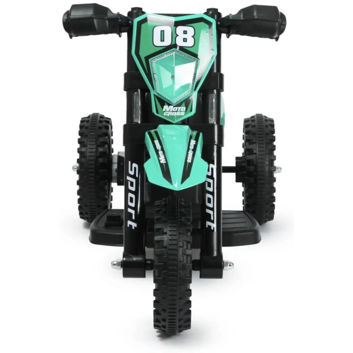 Дитячий електромотоцикл Cool Mountain 26X-130 зелений з LED і музикою • Дитячий електричний мотоцикл Cool Mountain 26X-130 з пультом, USB та акумулятором зелений