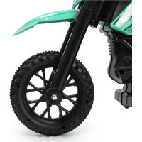 Дитячий електромотоцикл Cool Mountain 26X-130 зелений з LED і музикою • Дитячий електричний мотоцикл Cool Mountain 26X-130 з пультом, USB та акумулятором зелений