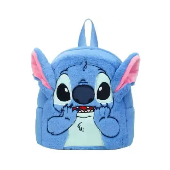 Дитячий м’який рюкзак Стіч Lilo Stitch з вушками • Плюшевий рюкзак для дівчинки і хлопчика, дитячий рюкзак Stitch для садка, прогулянок і подарунка