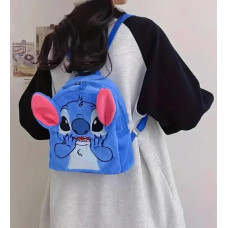 Дитячий м’який рюкзак Стіч Lilo Stitch з вушками • Плюшевий рюкзак для дівчинки і хлопчика, дитячий рюкзак Stitch для садка, прогулянок і подарунка