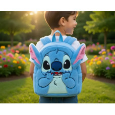 Дитячий м’який рюкзак Стіч Lilo Stitch з вушками • Плюшевий рюкзак для дівчинки і хлопчика, дитячий рюкзак Stitch для садка, прогулянок і подарунка