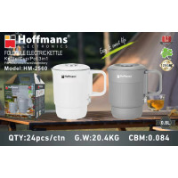 Електрочайник-каструля Hoffmans HM-2560 • Компактна електрокаструля 2 в 1 на 0,8 л і 1200 Вт для води та простих страв