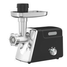 Електрична м’ясорубка Hoffmans HM-280 2000 Вт • Шнекова м’ясорубка з реверсом, 3 решітками та насадкою для ковбас