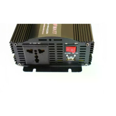 Інвертор 5 CORE 1300W 12V UPS+CHARGE • Перетворювач напруги 5 CORE 1300W 12V-220V із зарядкою акумулятора та захистом