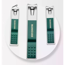 Манікюрний набір AND ES-09A 9 предметів • Манікюрно-педикюрний набір 9PCS Nail Clipper із нержавіючої сталі в дорожньому футлярі