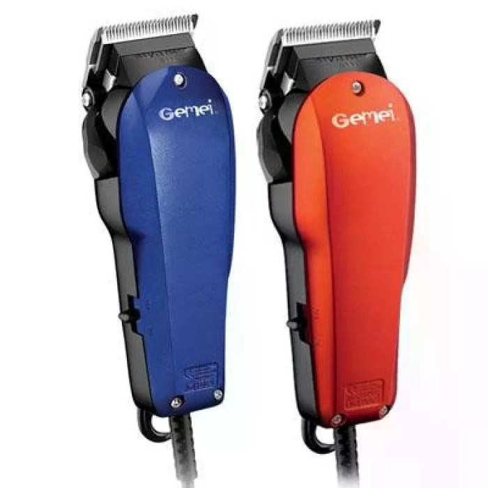 Машинка для стрижки GEMEI GM-1005 • Мережева машинка для волосся та бороди 15 Вт зі сталевими лезами й 4 насадками 3–6 мм