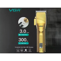 Машинка для стрижки VGR V-280 • Акумуляторна машинка VGR V-280 з 6 насадками 1,5–13 мм, LCD-дисплеєм і USB-заряджанням