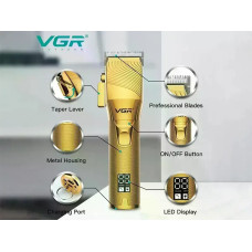 Машинка для стрижки VGR V-280 • Акумуляторна машинка VGR V-280 з 6 насадками 1,5–13 мм, LCD-дисплеєм і USB-заряджанням