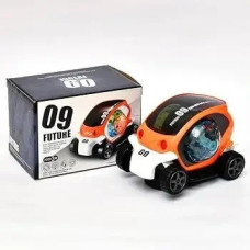 Машинка дитяча з LED підсвіткою та обертанням Toy AND CX-865 інтерактивна світна іграшкова машинка для дітей з прозорим корпусом та ефектом руху • Світна машинка Toy AND CX-865