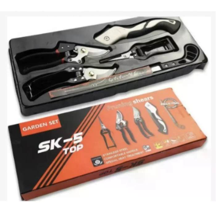 Набір садових інструментів Garden Set SK-5 Top AND 868/5PCS, Комплект 5 предметів для саду, клумбами