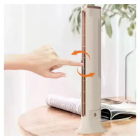 Настільний вентилятор F3 Tower Fan акумуляторний • Портативний баштовий вентилятор F3 Tower Fan із 3 швидкостями, автоповоротом та USB-заряджанням