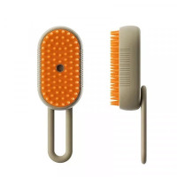 Парова щітка  XL-889 для котів і собак • Щітка-гребінець Steamy Brush Pet massage comb  XL-889 з розпилювачем і масажними зубцями для вичісування шерсті