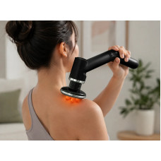 Перкусійний масажер MASSAGE GUN TV-SH-11 • Масажний пістолет для м'язів тіла, спини, рук і ніг для домашнього масажу