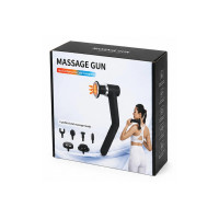 Перкусійний масажер MASSAGE GUN TV-SH-11 • Масажний пістолет для м'язів тіла, спини, рук і ніг для домашнього масажу