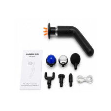 Перкусійний масажер MASSAGE GUN TV-SH-11 • Масажний пістолет для м'язів тіла, спини, рук і ніг для домашнього масажу
