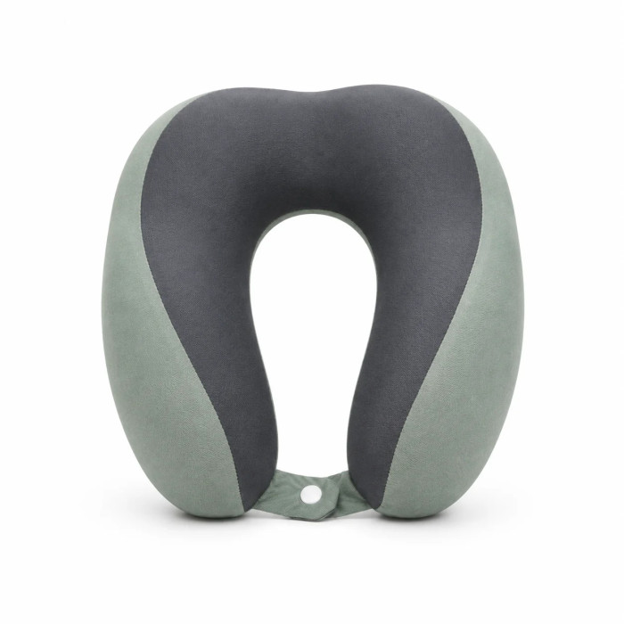 Подушка для шиї U-подібна Memory Foam 28×26×12 см • Дорожня подушка з ефектом пам’яті для сну, відпочинку, поїздок, літака, авто та офісу