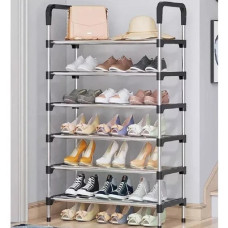 Полиця для взуття KAR197 New Shoe Rack • Підлоговий стелаж для взуття KAR197 New Shoe Rack на 6 ярусів 56 × 28 × 113 см для передпокою