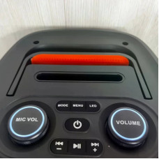 Портативна Bluetooth колонка PartyBox 320 240W RGB чорна • Акустична система PartyBox 320 з колесами, підсвіткою, караоке та акумулятором чорна