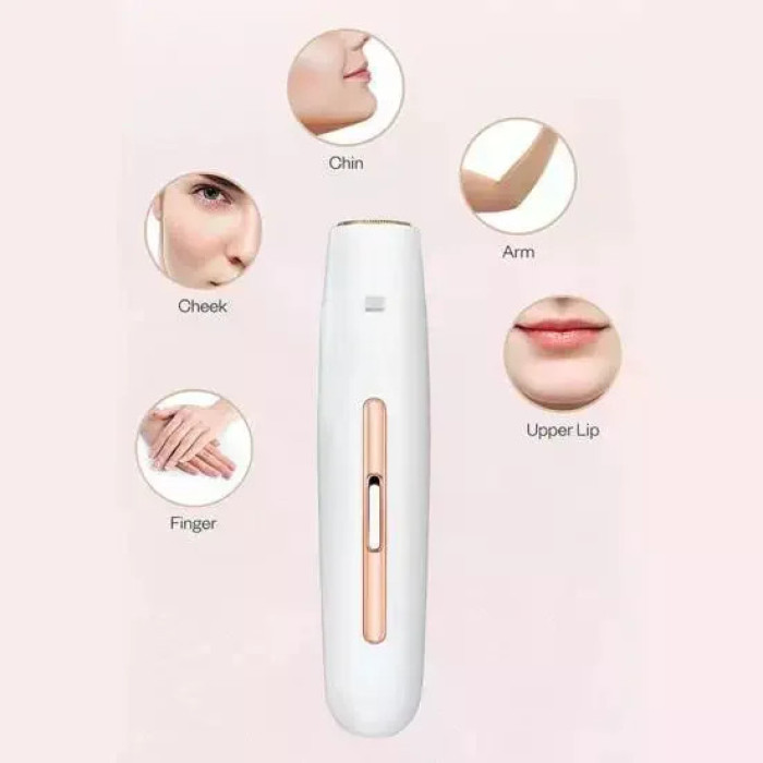 Портативна жіноча електробритва Body Touch Up • Компактний тример для видалення волосся на обличчі, тілі та делікатних зонах