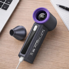 Портативний ручний вентилятор T-08 з акумулятором і USB зарядкою • Компактний міні вентилятор з кількома режимами обдуву для дому, офісу, дороги та прогулянок